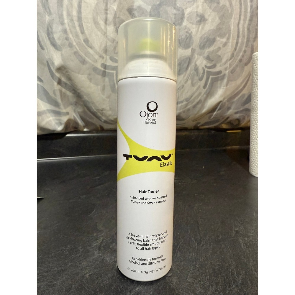 NWOT Ojon Tunu Elastik HAIR TAMER 6.7 oz Leave In Balm Smoothing Frizz Control
